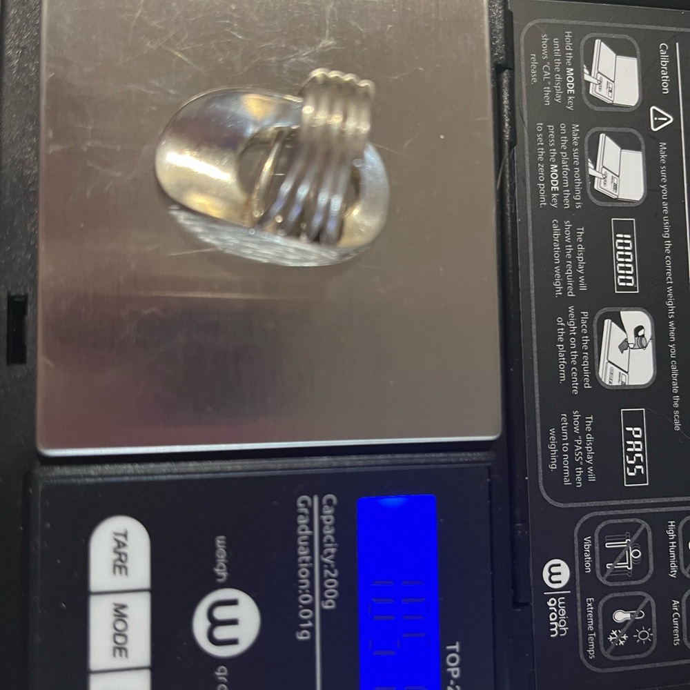 Sterling Silver Statement Oval Ring - image 6